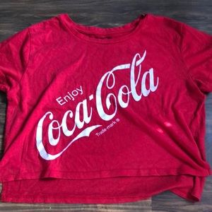 Coca cola crop top